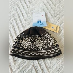 Dale Of Norway Unisex OS Garmisch Merino Wool Hat Brown/White 4239 Harmony New